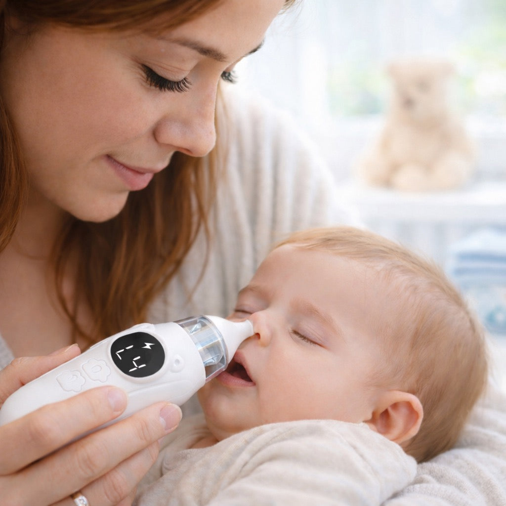 BabyCare™ – Aspiratore Nasale Elettrico per Neonati (9 Livelli Regolabili)